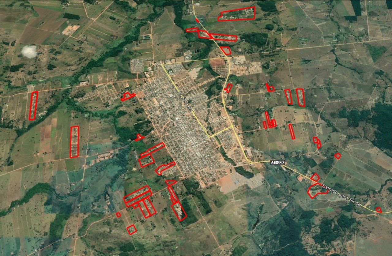 Colider é a capital do nortão de MT em loteamentos clandestinos.