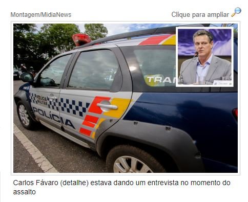 Ladrões armados roubam carro de ex-vice-governador em Cuiabá (Vídeo)