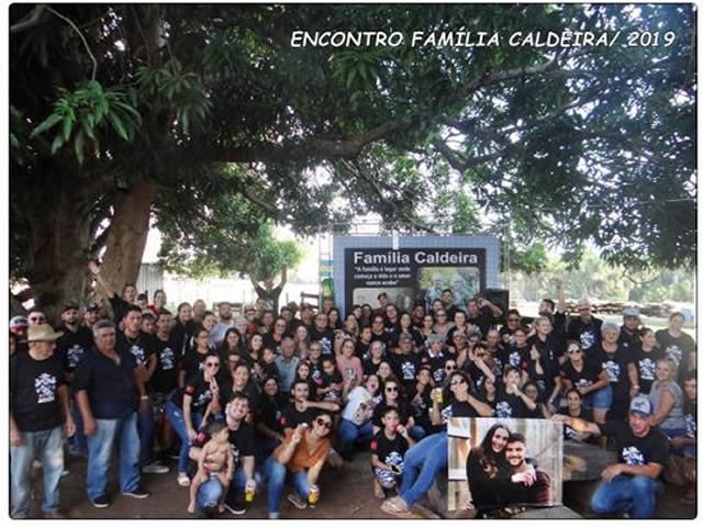 Primeiro Encontro da Família Caldeira,Realizado em Canaã do Norte MT