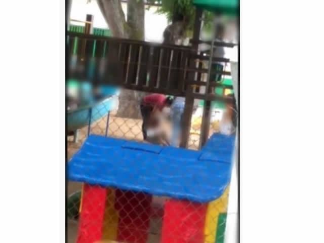 Mulher é filmada agredindo aluno em escola municipal de Sinop