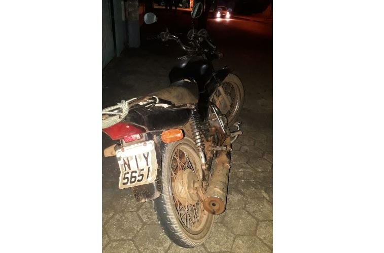 PM de Colíder recupera moto furtada em Itaúba.