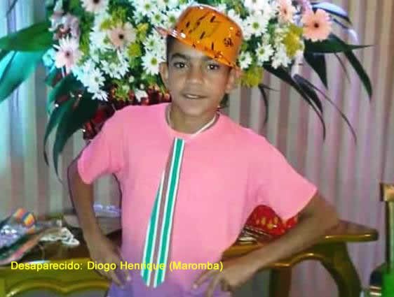 Familiares em Colíder encontram facão do menor sumido Diogo “Maromba”.