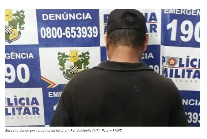 Suspeito invade posto e diz que estava fugindo de ritual de magia negra