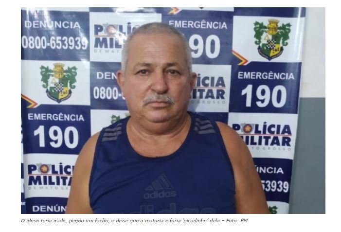 Após 30 anos sendo espancada, idosa denuncia marido que prometeu fazer ‘picadinho dela’