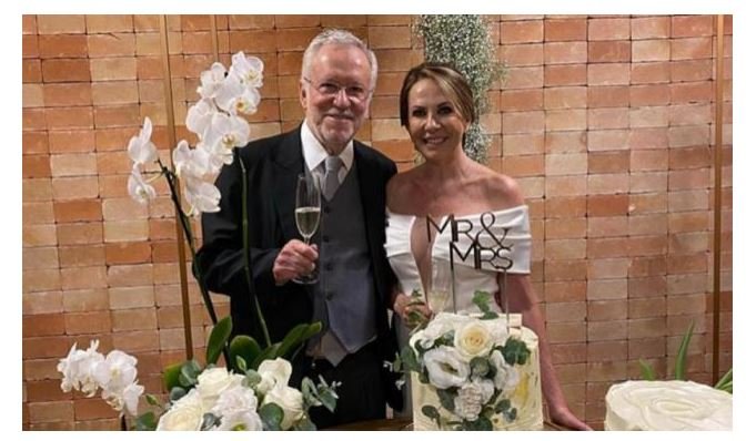 Aos 79 anos, Alexandre Garcia se casa com Magda Pereira em Brasília