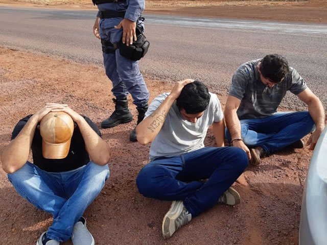 COLÍDER: Polícia prende parte da quadrilha que roubou varias carretas no nortão do estado. (Fotos)