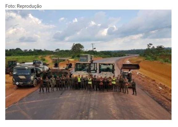 Após 40 anos, pavimentação da BR-163 é concluída pelo Exército Brasileiro