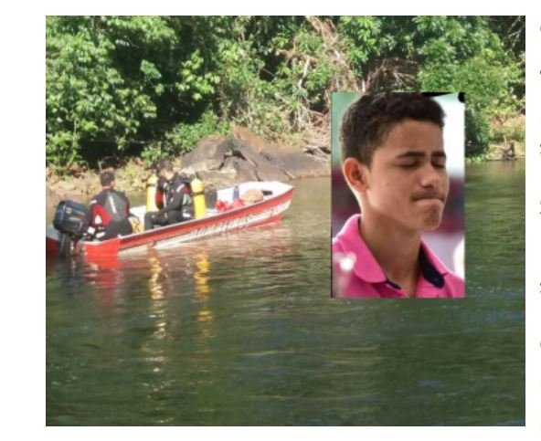 Bombeiros encontram corpo de rapaz que se afogou em rio Teles Pires