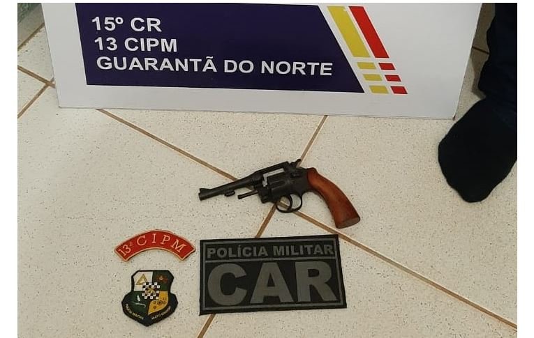 Grupo CAR prende homem armado no bairro Cidade Nova em Guarantã do Norte.