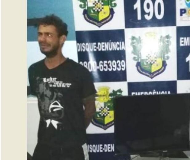 PM de Colíder prende ladrão minutos depois do roubo. (Vídeo)