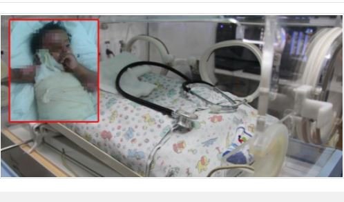 Bebê tem 73% de corpo queimado e família pede doações para tratamento