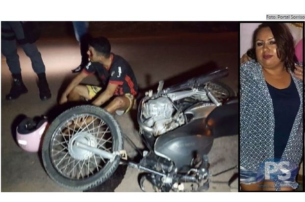 Manicure morre atropelada por motociclista sem habilitação ao fazer caminhada