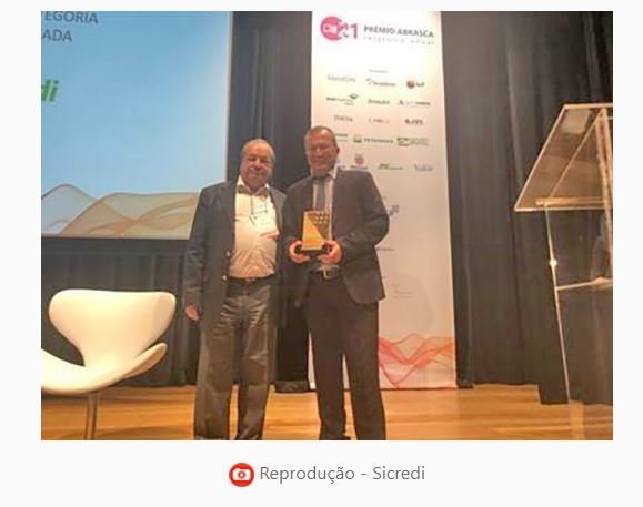 Sicredi vence 21ª edição do prêmio Abrasca