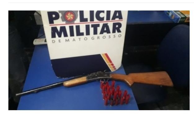 PM apreende arma de fogo após mulher ser agredida