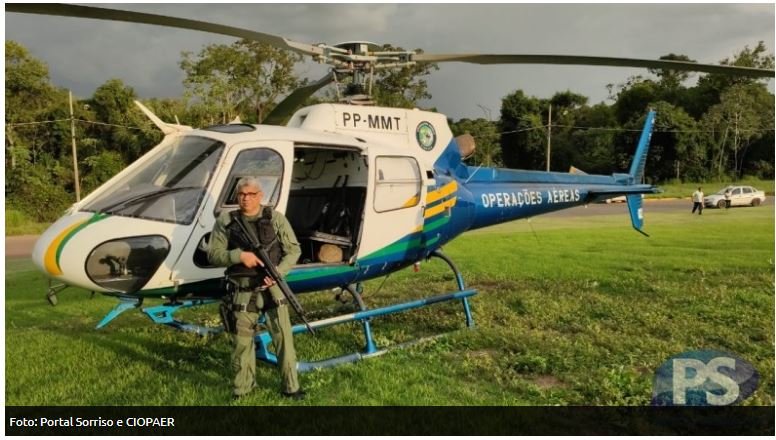 CIOPAER de Sorriso recebe reforço de mais um helicóptero