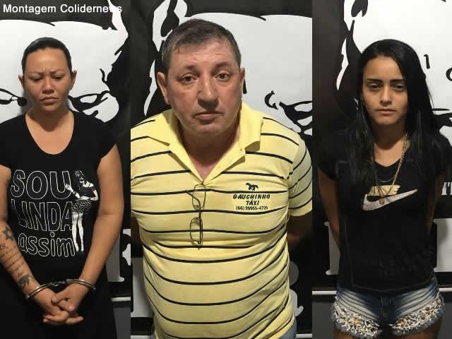 Taxista é preso com mais duas mulheres em Sinop com grande quantia de entorpecentes (Fotos)