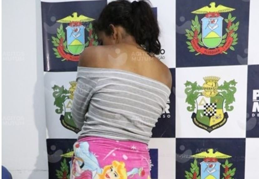 Jovem de 21 anos rouba moto em Lucas do Rio Verde e acaba presa pela PM em Nova Mutum