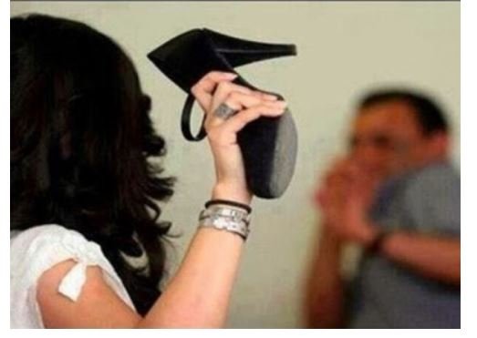 Jovem apanha da esposa após dizer que tem outra