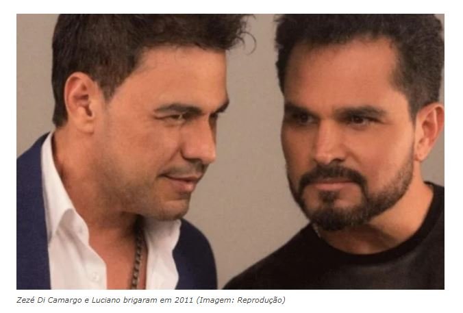 Ex expõe Zezé Di Camargo e Luciano e faz grave acusação