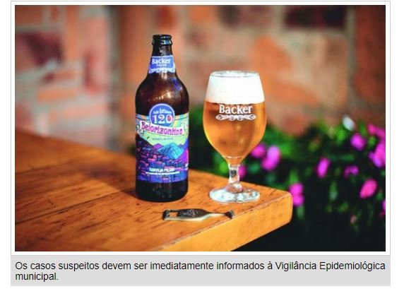 Governo pede para população de MT não consumir cerveja fabricada pela Backer