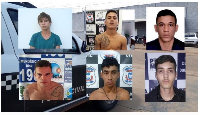 7 detentos fogem da cadeia pública de Alta Floresta, um é recapturado, dois sao de Colider