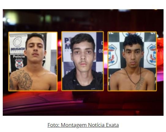 Três fugitivos da cadeia pública de Alta Floresta são recapturados pela PM. (Fotos)