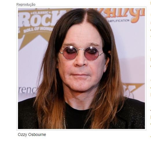 Ozzy Osbourne revela sofrer com mal de Parkinson