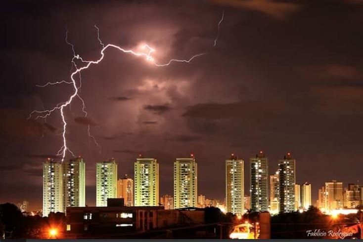 Colíder esta na lista da CPTEC que emitiu alerta de tempestade de raios e vendaval em 65 municípios de MT