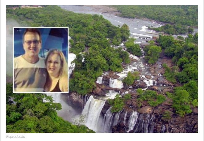 Casal é assassinado após roubo de caminhonetes; corpos foram jogados em cachoeira