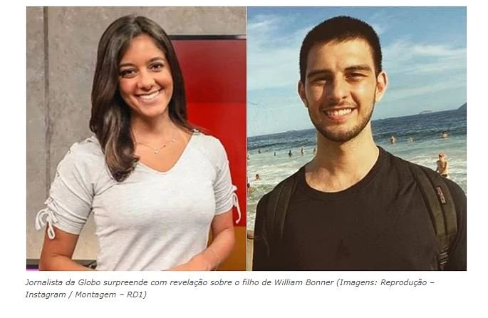 Jornalista da Globo faz revelação sobre o filho de Fátima e Bonner