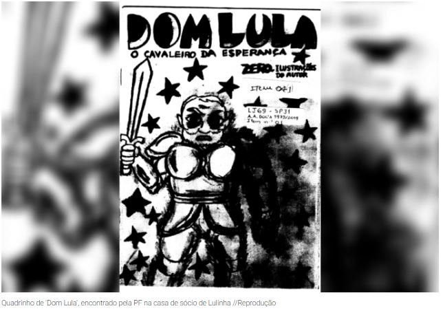 PF encontra gibi de Dom Lula na casa de sócio de Lulinha