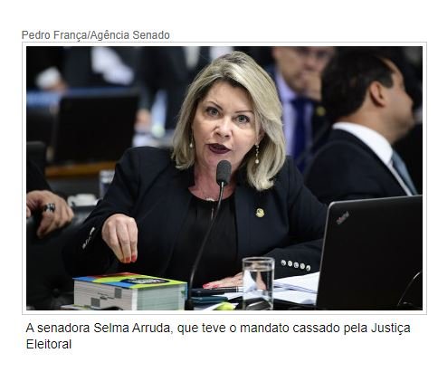 Selma diz que STF cria senador biônico com posse de Fávaro