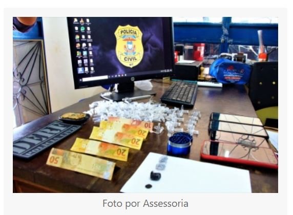 Operação conjunta apreendem drogas e dinheiro em Cláudia