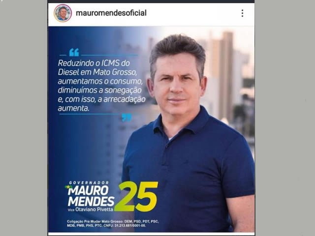Repercute nas redes sociais compromisso de Mauro na campanha para reduzir ICMS do diesel