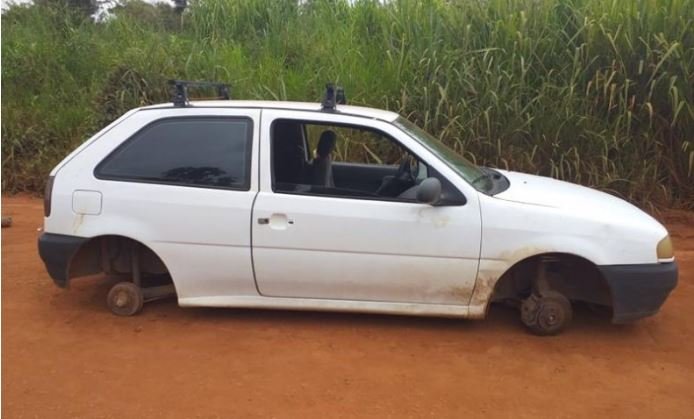 Carro furtado é recuperado pela Polícia Militar de Sorriso