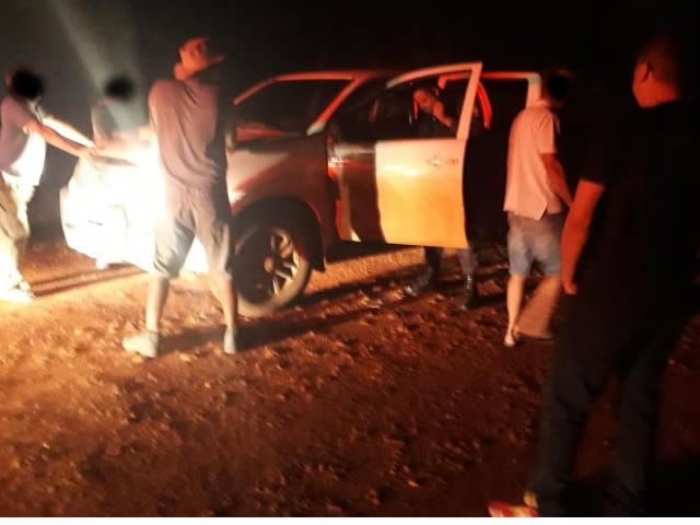 Forças policiais da cidade de Itaúba e Santa Helena procuram por ladroes de agrotóxicos. (Vídeo)