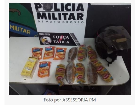 Polícia Militar prende suspeito de cometer furto em mercado
