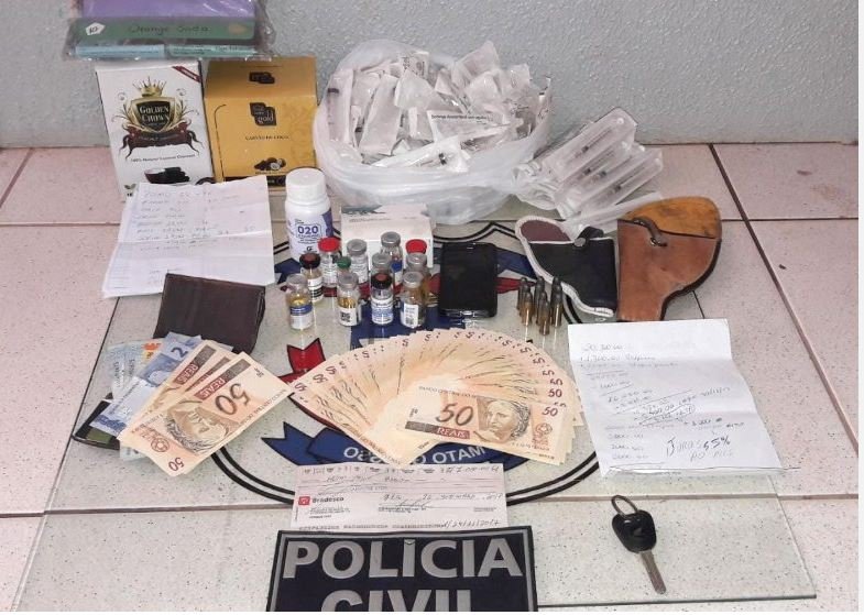 Polícia faz operação para apreender anabolizantes e dinheiro falso no Nortão
