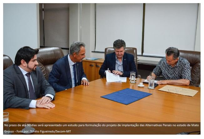 MT vai implantar Central de Alternativas de Penas para evitar cárcere