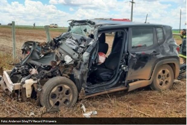 Acidente com Renegade mata filho de ex-prefeito de cidade de Mato Grosso