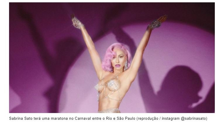 Sabrina Sato investe em tratamento com colágeno antes do Carnaval