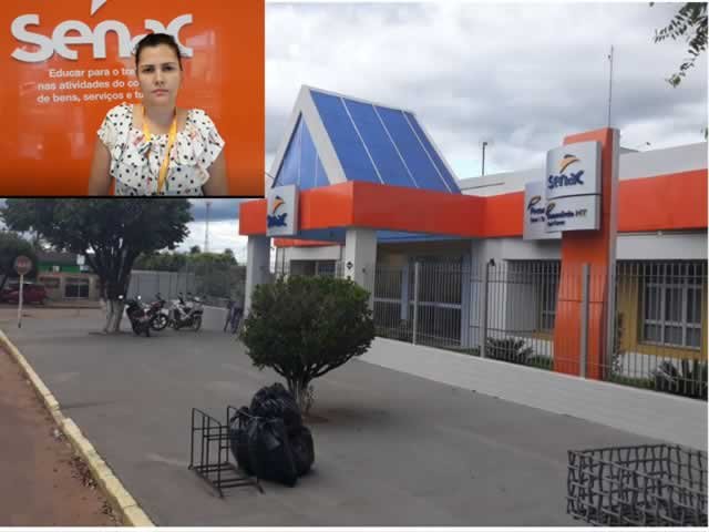 Coordenadora do SENAC de Colíder fala sobre os cursos ministrados em nossa cidade. (vídeo)