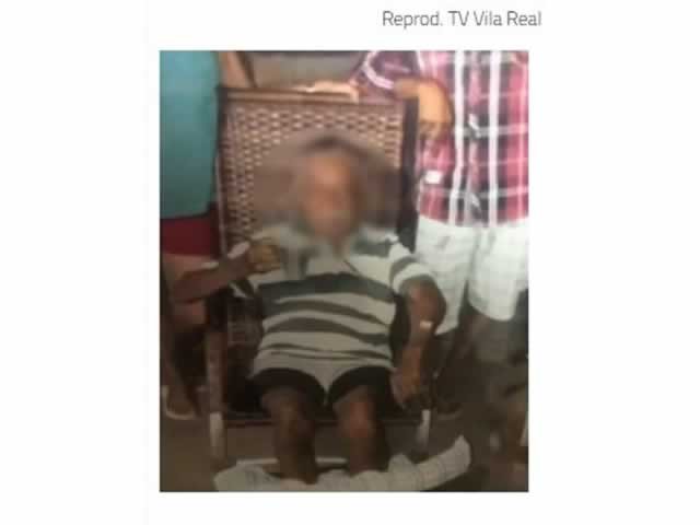 Idoso de 85 anos é agredido durante roubo. (Video)