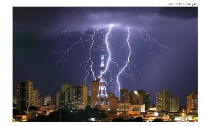 CPTEC emite alerta de tempestade de raios e vendaval para Colíder e mais 50 municípios de MT
