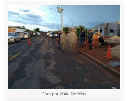 Homem é executado no bairro Cidade Alta em Sinop