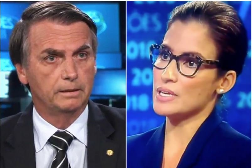 Globo se pronuncia após embate entre Bolsonaro e Renata Vasconcellos no Jornal Nacional