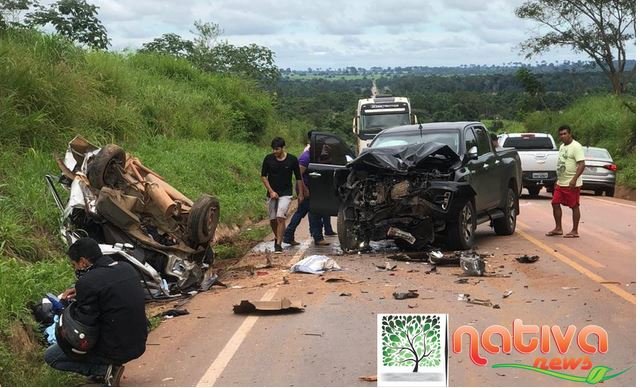 Filho da prefeita de Nova Monte Verde sofre acidente de carro na BR-163