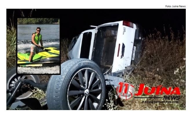 Médico morre após capotar caminhonete Hilux