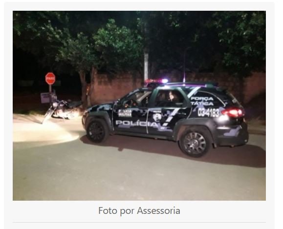 Polícia Militar prende homem com moto roubada em Sinop