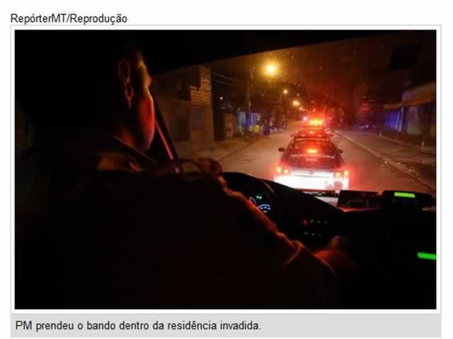 Quadrilha ameaça matar funcionário de posto, invade casa e acaba preso